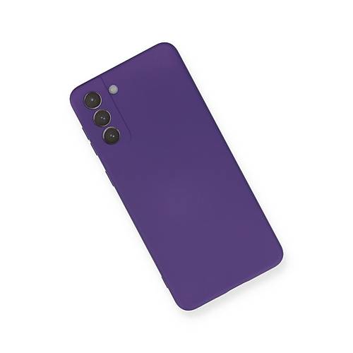 Galaxy S21 Plus K�l�f Nano i�i Kadife Silikon - Mor