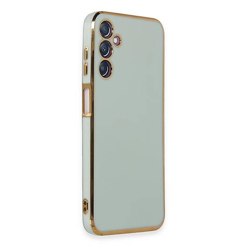 Galaxy M14 5G K�l�f Volet Silikon - A��k Ye�il