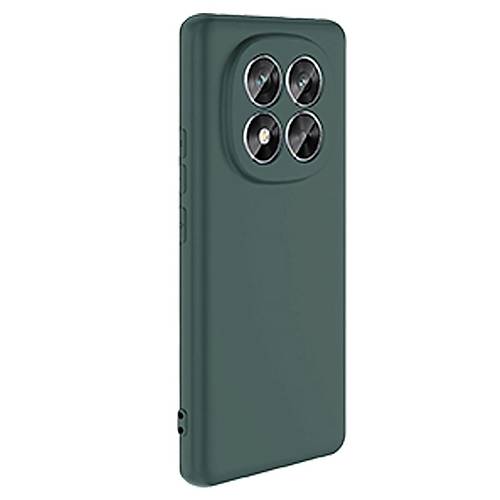 Redmi Note 14 Pro 5G K�l�f Nano i�i Kadife Silikon - Koyu Ye�il