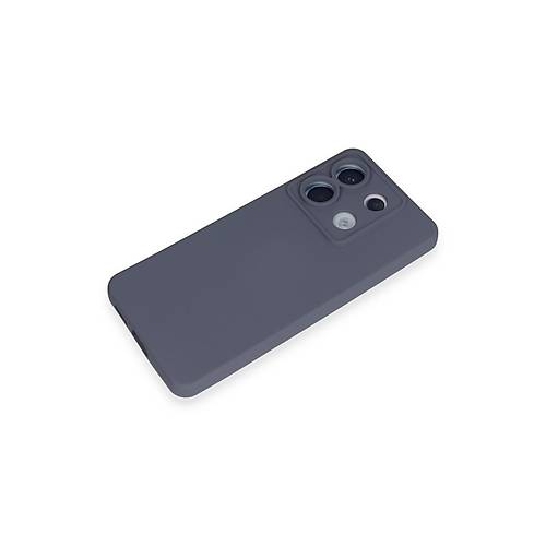 Redmi Note 13 Pro 5G K�l�f Nano i�i Kadife Silikon - Gri