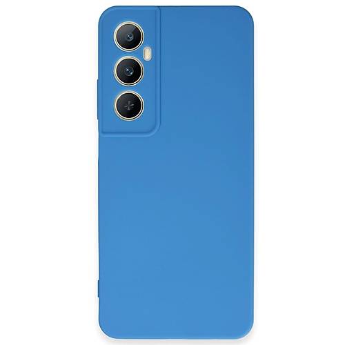 Realme C65 K�l�f First Silikon - Mavi