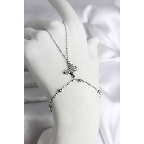 316L �elik G�m�� Renk Kelebek Model Kad�n �ahmeran