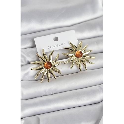 G�ne� Model Gold Renk Pirin� Kad�n K�pe