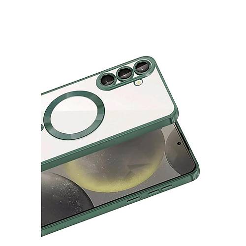 Galaxy A57 5G Kross Magneticsafe Kapak - Koyu Ye�il