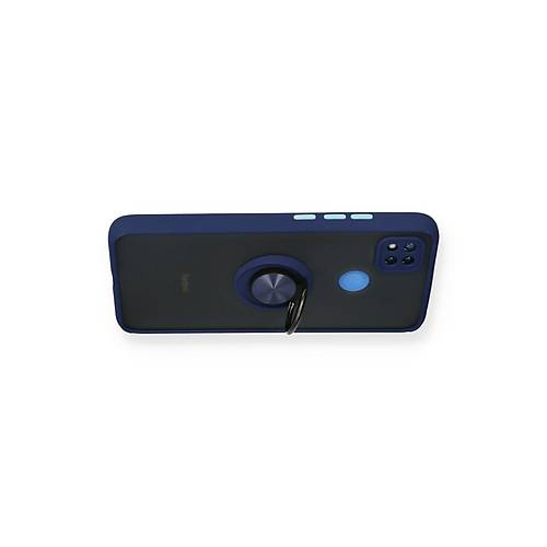 Redmi 9C K�l�f Montreal Y�z�kl� Silikon Kapak - Lacivert