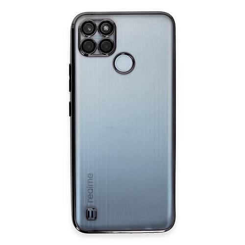Realme C25Y K�l�f Razer Lensli Silikon - Siyah