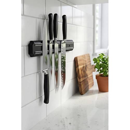 55 cm �erit M�knat�sl� B��ak Tutucu � Mutfak Duvar Ask�s�, B��ak Organizeri