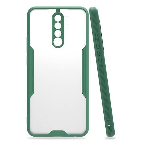 Redmi 9 K�l�f Platin Silikon - Ye�il