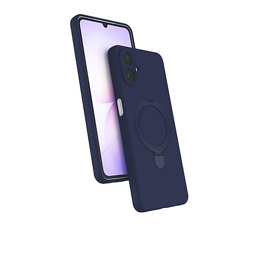 Galaxy A07 4G Regal Magsafe Standl� Kapak - Lacivert
