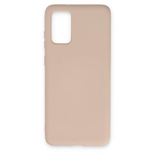 Galaxy S20 Plus K�l�f Nano i�i Kadife Silikon - Pudra