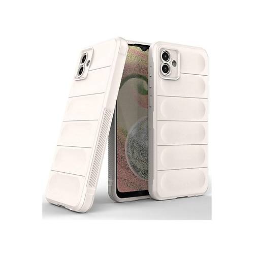 Galaxy A04 K�l�f Optimum Silikon - Krem