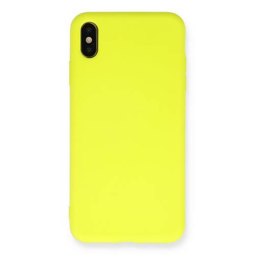 iPhone X K�l�f Nano i�i Kadife Silikon - Sar�