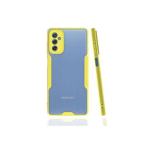 Galaxy M52 5G K�l�f Platin Silikon - Sar�