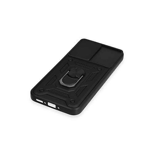 Galaxy A34 5G K�l�f Pars Lens Y�z�kl� Silikon - Siyah