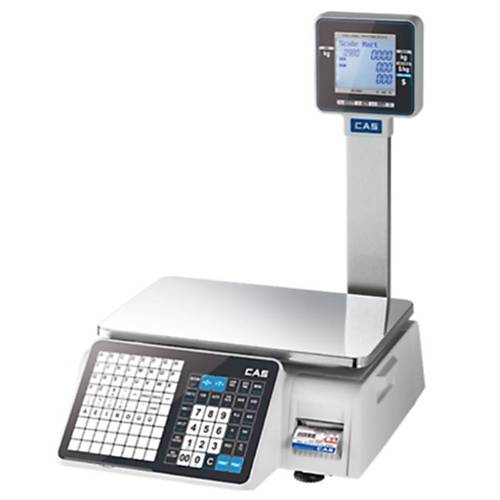 CAS CL3000 15KG 202DPI D�REKT TERMAL ETHERNET LCD EKRAN BOYUNLU BARKODLU TERAZ�