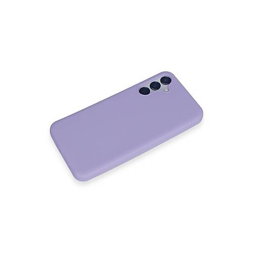 Galaxy M15 K�l�f First Silikon - Lila