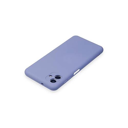 Galaxy A04 K�l�f Nano i�i Kadife Silikon - Lila