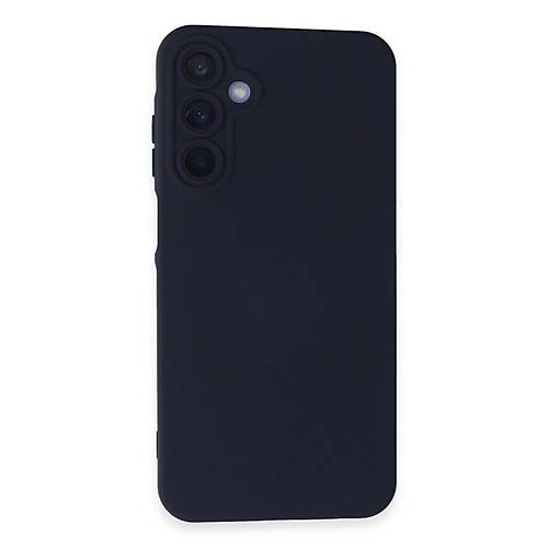 Galaxy A25 5G K�l�f Nano i�i Kadife Silikon - Lacivert