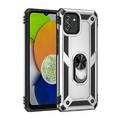 Galaxy A03 K�l�f Sofya Y�z�kl� Silikon Kapak - G�m��