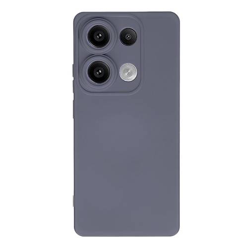 Redmi Note 13 4G K�l�f Nano i�i Kadife Silikon - Gri
