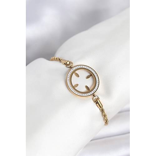 316L �elik Burgu Zincir Model �eyrek Tak�labilir Bileklik