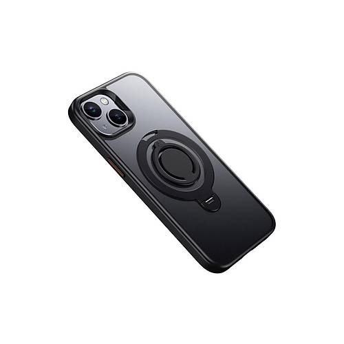 iPhone 15 Avatar 360 D�nen Magsafe Kapak - Siyah