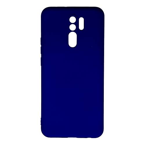 Redmi 9 K�l�f Nano i�i Kadife Silikon - Lacivert