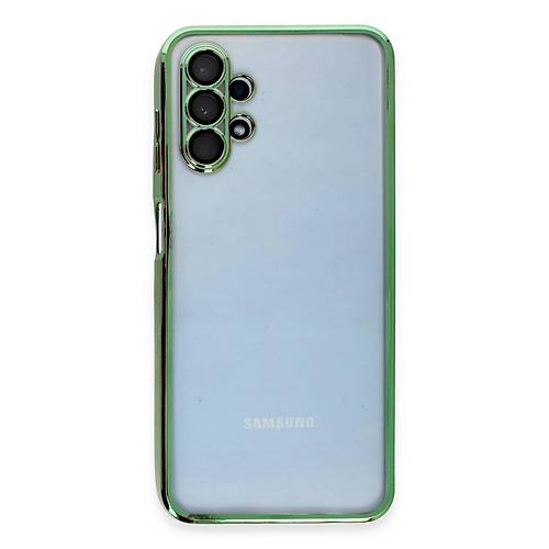 Galaxy A13 4G K�l�f Razer Lensli Silikon - Ye�il