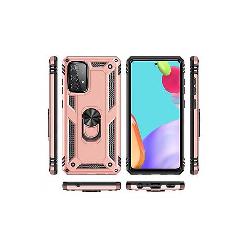 Galaxy A32 K�l�f Sofya Y�z�kl� Silikon Kapak - Rose