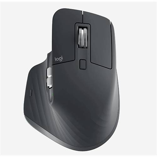 LOGITECH MX MASTER 3S PERFORMANS KABLOSUZ SESS�Z USB OPT�K MOUSE S�YAH 910-006559