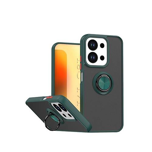 Redmi 15C 4G Montreal Y�z�kl� Silikon Kapak - Ye�il