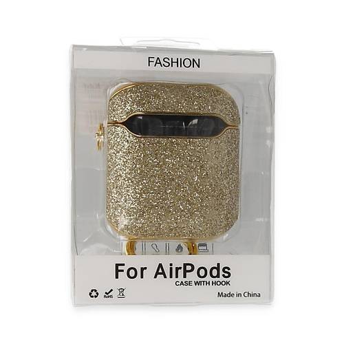 Airpods 2 (2.nesil) Spell Simli K�l�f - Gold