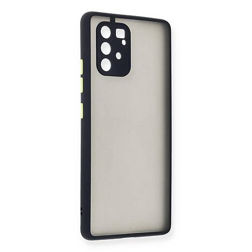 Galaxy A91 / S10 Lite K�l�f Montreal Silikon Kapak - Lacivert