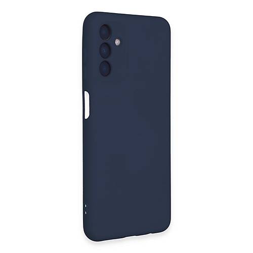 Galaxy A24 4G K�l�f Nano i�i Kadife Silikon - Lacivert