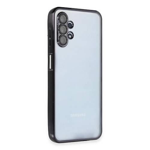 Galaxy A13 4G K�l�f Razer Lensli Silikon - Siyah