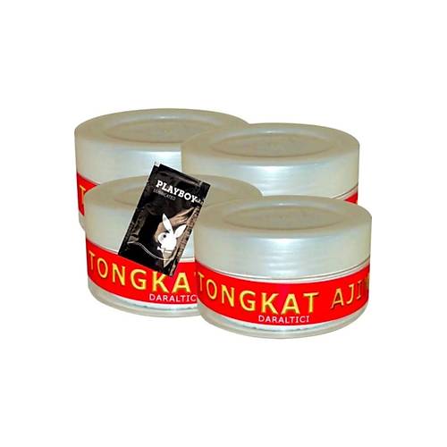 Tongkat Ajimat Madura 4x Adet 50 ml Kad�n �zel Pres Kremi  + 1 Hediyeli Jel