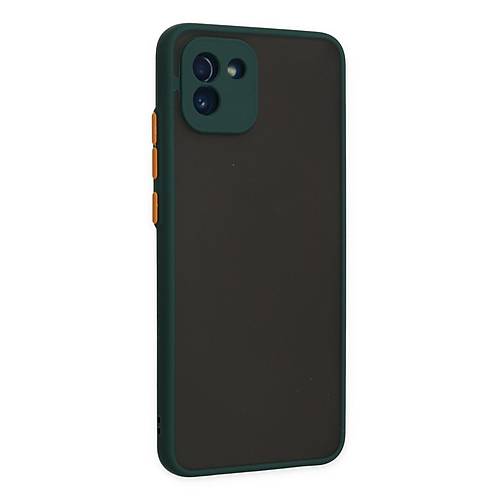 Galaxy A03 K�l�f Montreal Silikon Kapak - Ye�il
