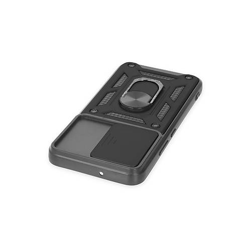Galaxy S23 FE K�l�f Pars Lens Y�z�kl� Silikon - Siyah