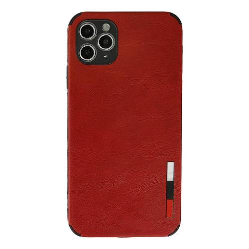 iPhone 11 Pro Max K�l�f Loop Deri Silikon - K�rm�z�