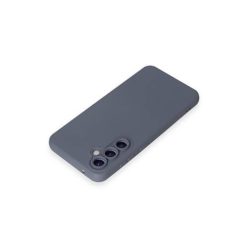 Galaxy S24 K�l�f Nano i�i Kadife Silikon - Gri