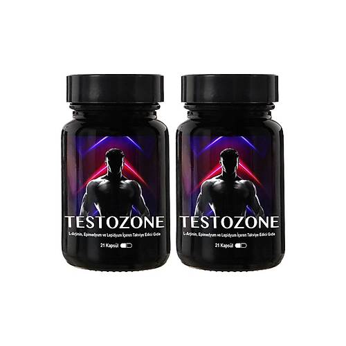Testozone 2 Kutu Erkeklere �zel L-Argininli Lepidyumlu 21Li Form�l