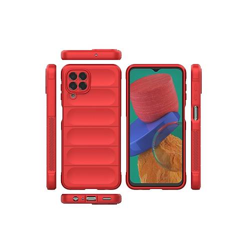 Galaxy M33 K�l�f Optimum Silikon - K�rm�z�