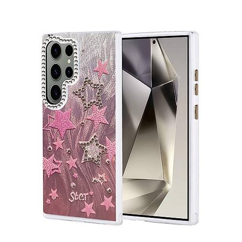 Galaxy S24 Ultra K�l�f Blade Aynal� Desenli Kapak - Desen 7