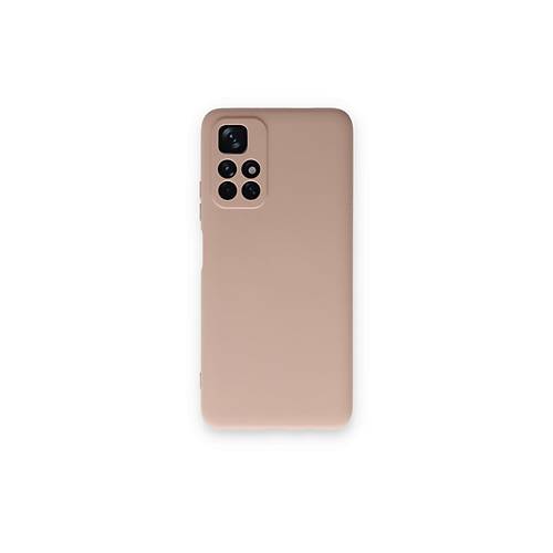 Redmi Note 11T K�l�f Nano i�i Kadife Silikon - Pudra