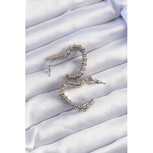 Pirin� Gold G�m�� Renkli T�rt�kl� Kalp K�pe