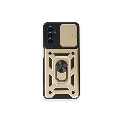 Galaxy M14 5G K�l�f Pars Lens Y�z�kl� Silikon - Gold