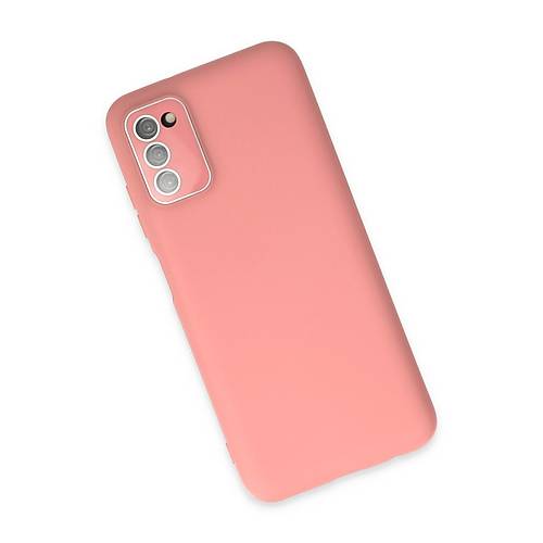 Galaxy A03S K�l�f Lansman Glass Kapak - Pembe
