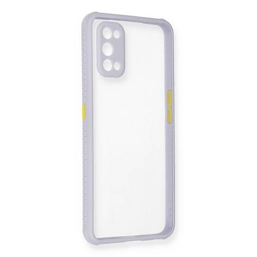 Realme 7 Pro K�l�f Miami �effaf Silikon - Lila