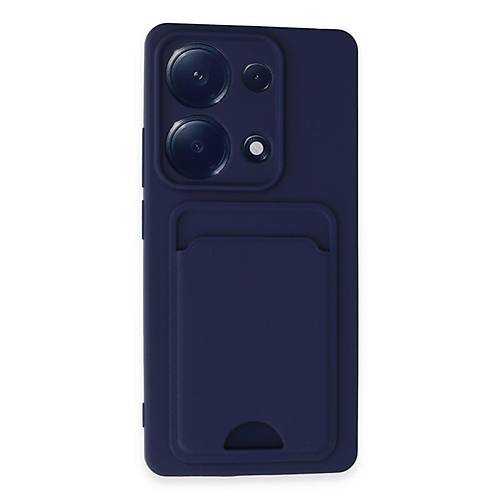 Redmi Note 13 Pro 4G K�l�f Kelvin Kartvizitli Silikon - Lacivert