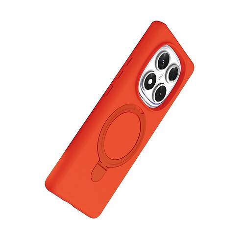 Redmi Note 14 Pro 5G Regal Magsafe Standl� Kapak - Turuncu